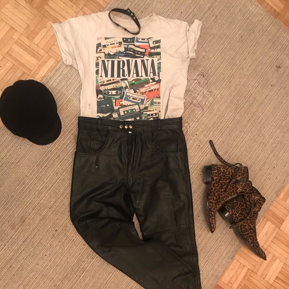 Long leather pants - Picture 2 of 9